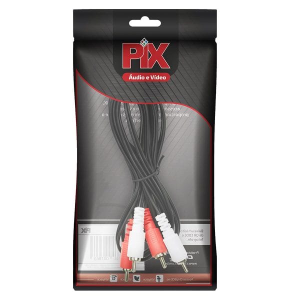 Cabo 2 + 2RCA com 1,8m - Imagem 2