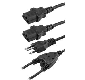 Cabo de Força Tripolar Y - 1 Macho / 2 Fêmeas