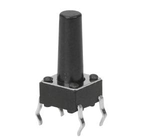 Chave de Toque 4 Terminais 6 x 6 x 12,5mm