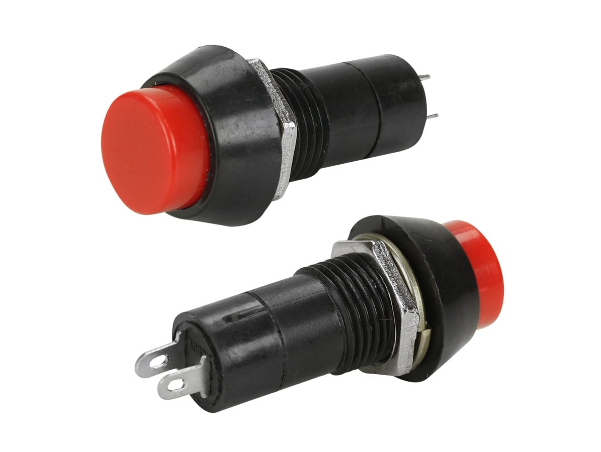 Chave Push Button com Trava PBS-11A com 2 Terminais