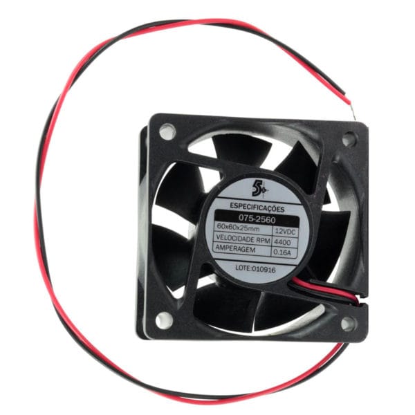 Cooler 60x60x25mm / 12V - Imagem 2