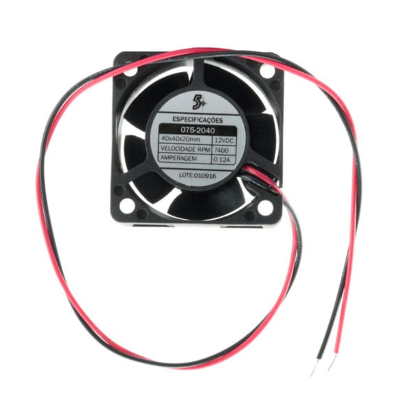 Cooler 40x40x20mm / 12V - Imagem 2