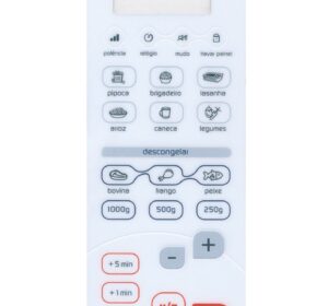 Membrana Brastemp BMS26AB Compatível para Micro-ondas com Cabo Flat 21,5 x 8,4 cm