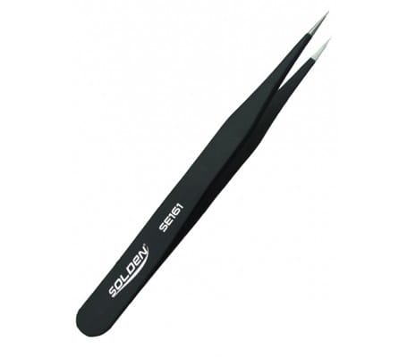 Pinça Anti-Estática ESD com Ponta Reta 125mm