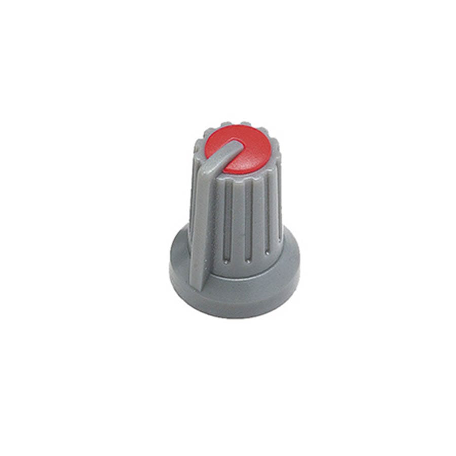 Knob Estriado KH77 - Vermelho