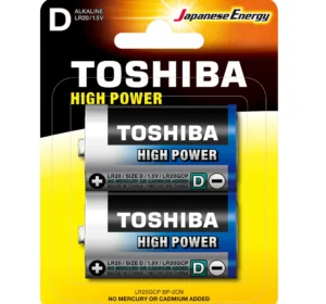 Pilha Grande Tipo D Alcalina - Toshiba