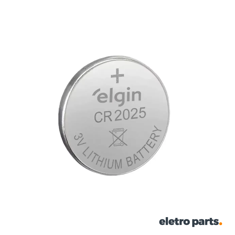 Bateria CR2025 3V Lithium Elgin