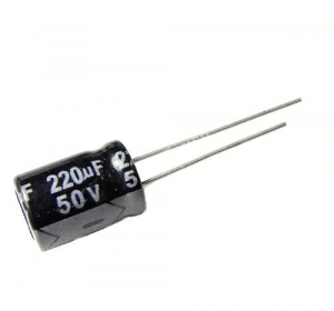Capacitor Eletrolítico 220uF x 50V 105º - Unidade