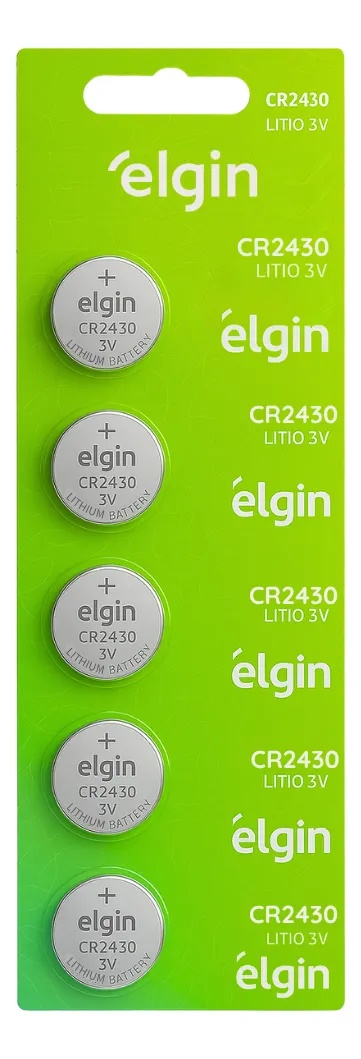 Bateria CR2430 Tipo Moeda - Lithium - Imagem 2