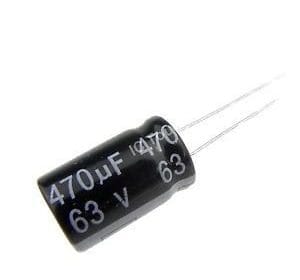 Capacitor Eletrolítico 470uF x 63V 105º - Unidade