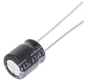 Capacitor Eletrolítico 47uF x 63V 105º - Unidade