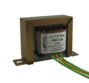 Transformador 7.5+7.5Vac – 400mA Bivolt