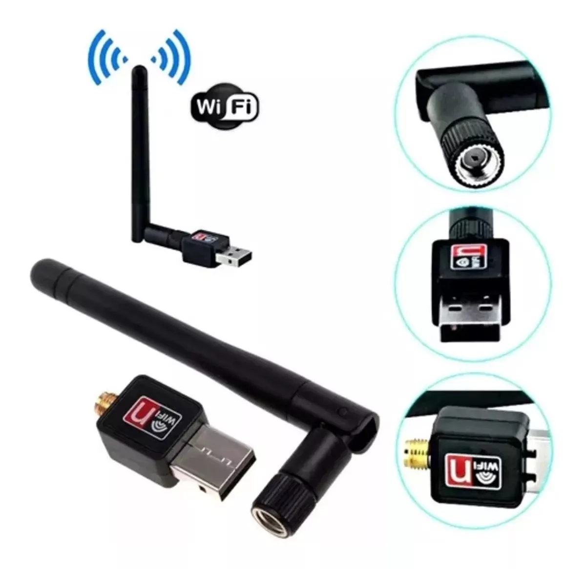 Adaptador Wireless USB 2.0 com Antena 1.800Mbps - Imagem 2