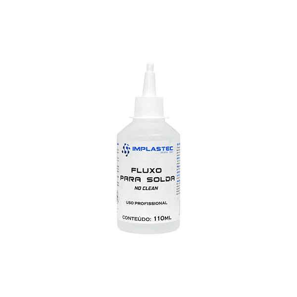 Fluxo para Solda No Clean Frasco 110ml - Implastec