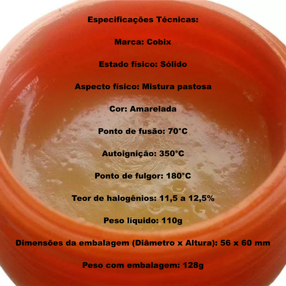 Pasta para Soldar Cobix pote 110g - Imagem 2
