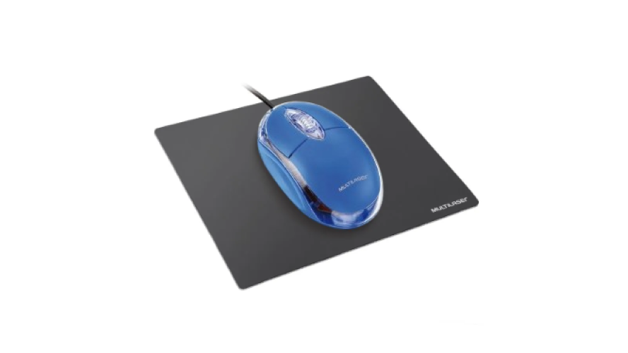 Mouse Pad Slim Preto 22x18cm - Imagem 3