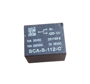 Rele 12V 10A 250V com 5 Terminais