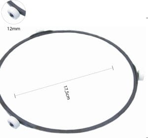 Rodizio do prato 17,5cm Diâmetro – Roda 12mm