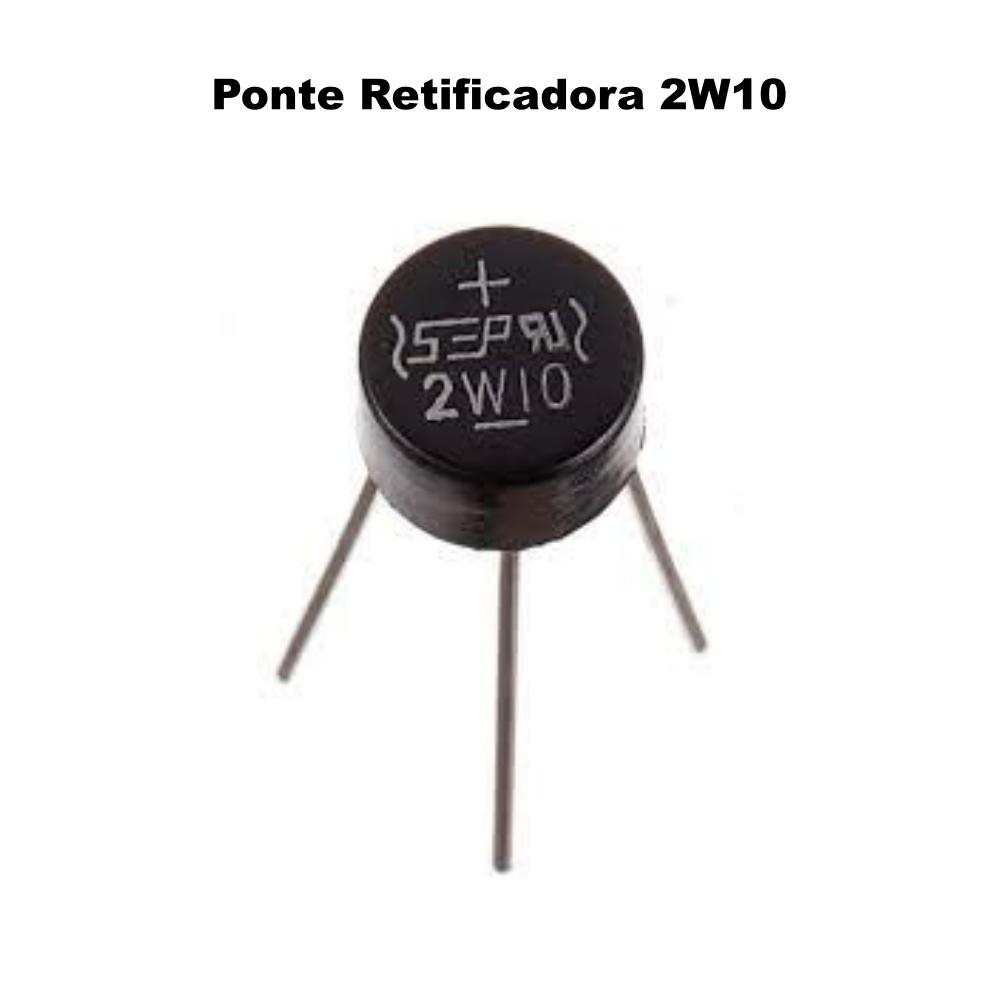 Ponte Retificadora 2W10 - 2A / 1000V - Unidade - Imagem 3