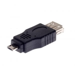Adaptador USB Fêmea X Micro USB - V8
