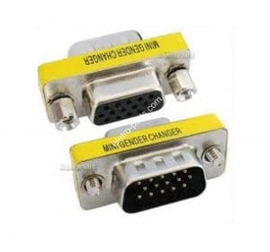 Adaptador VGA DB15 Macho X DB15 Fêmea