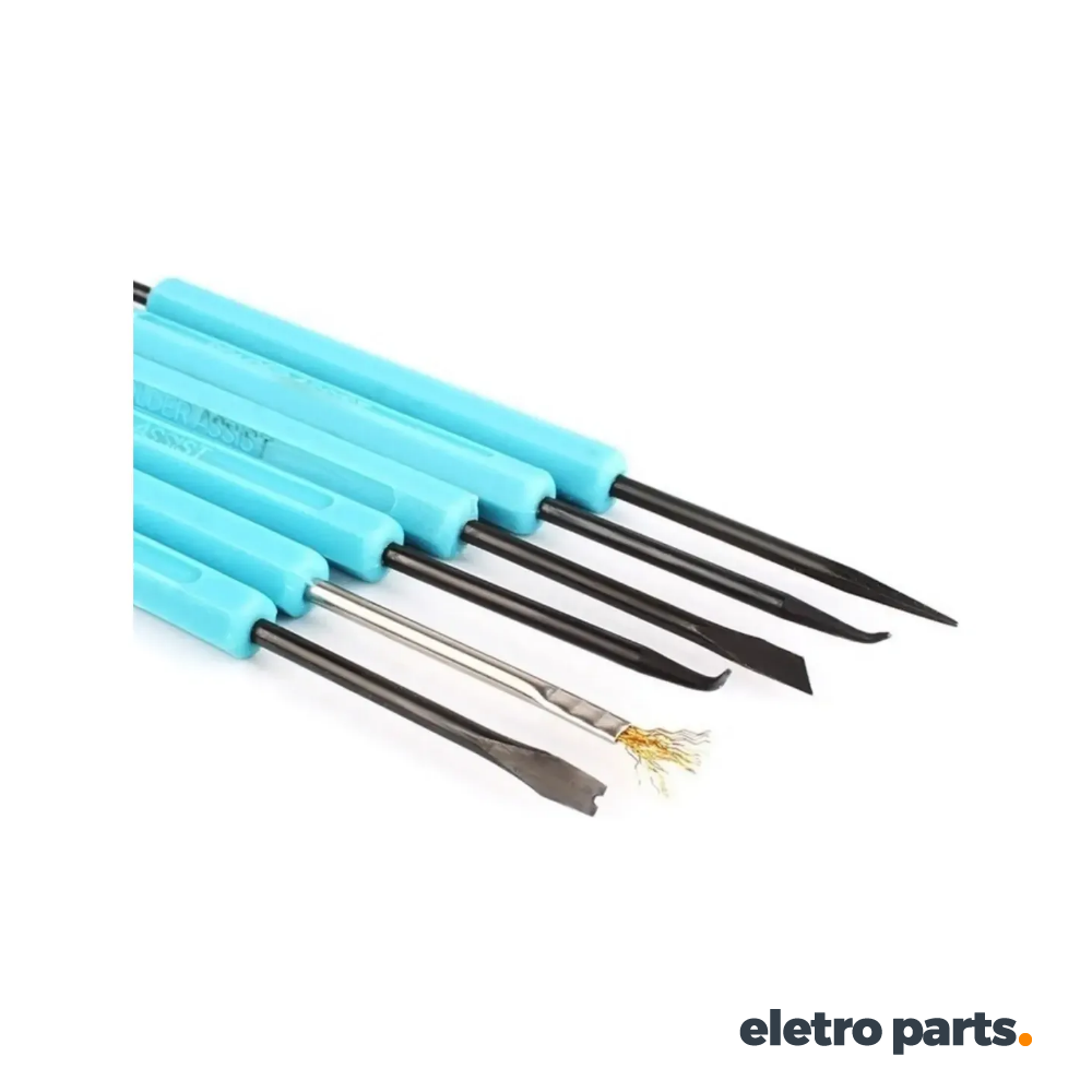Kit Ferramentas Assistente De Soldagem 6 Em 1 para Eletrônica - Imagem 2