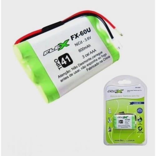 Bateria Telefone sem Fio 3,6V / 600ma
