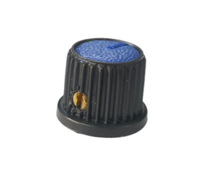 Knob Estriado c/ Parafuso - Azul