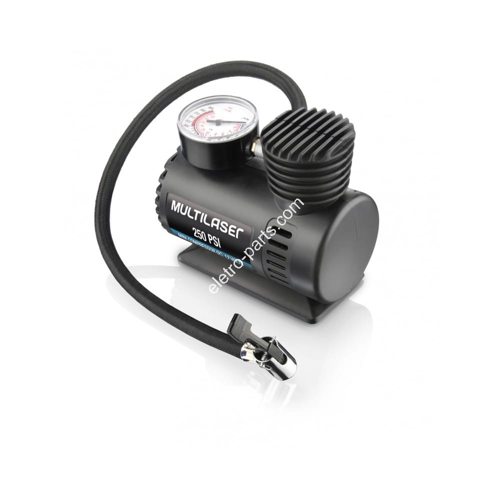 Mini Compressor de AR 12V/ 250 PSI - Multilaser