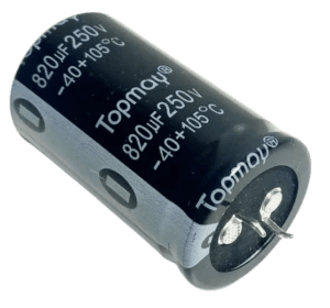 Capacitor Eletrolítico 820uF x 250V 105º – Unidade