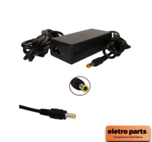 Fonte Carregador para Notebook / TV-Monitor Samsung 19V 3,16A – Plug 5,5 x 3,0mm