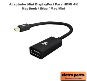 Conversor Adaptador Mini DisplayPort para HDMI