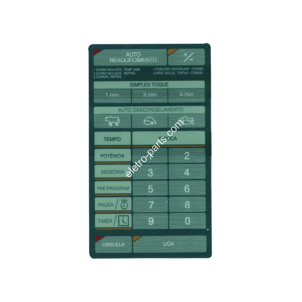 Membrana Brastemp BMP-28 EHBAB s/ Dourador - Cinza