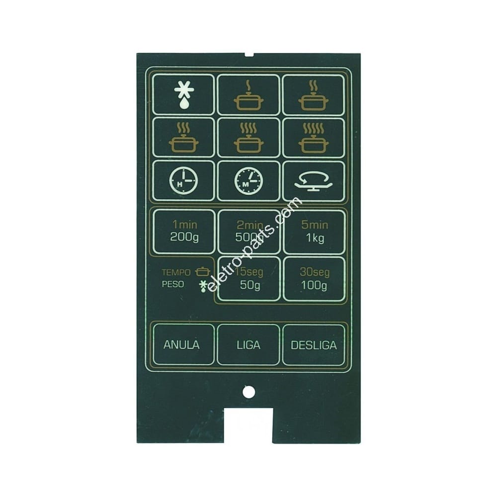 Membrana Sanyo EM-3700 Preto Brilho