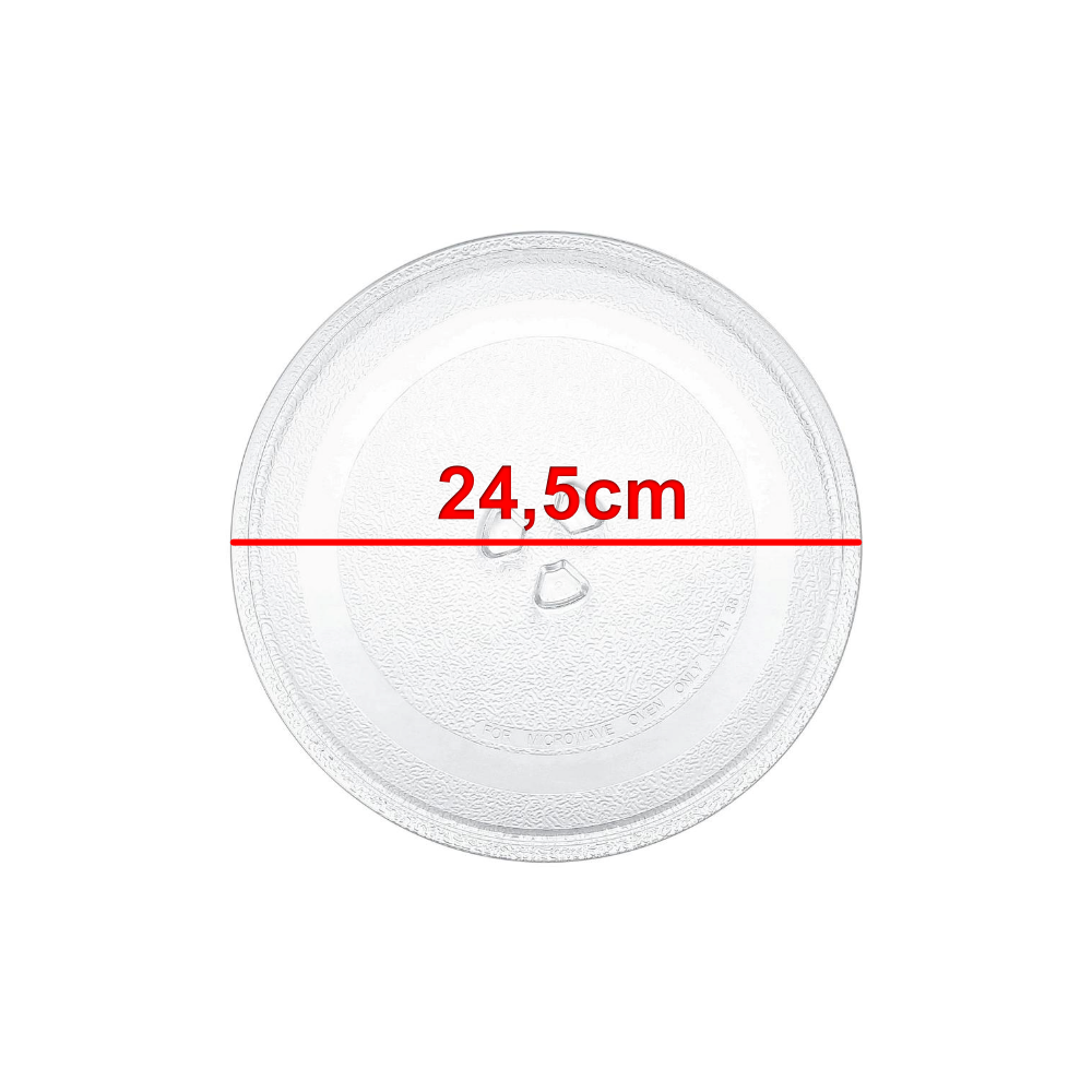 Prato Para Forno Microondas - 24,5cm Encaixe Trevo - Imagem 4