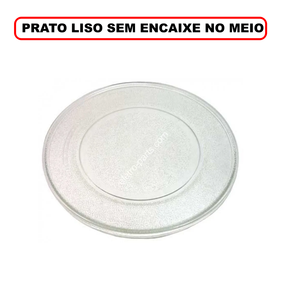 Prato Para Forno Microondas - 40,0cm Liso Sem Trevo - Imagem 3