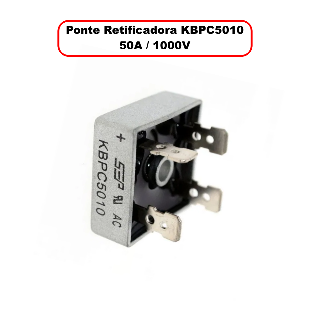 Ponte Retificadora KBPC5010 - 50A / 1000V - Unidade - Imagem 5