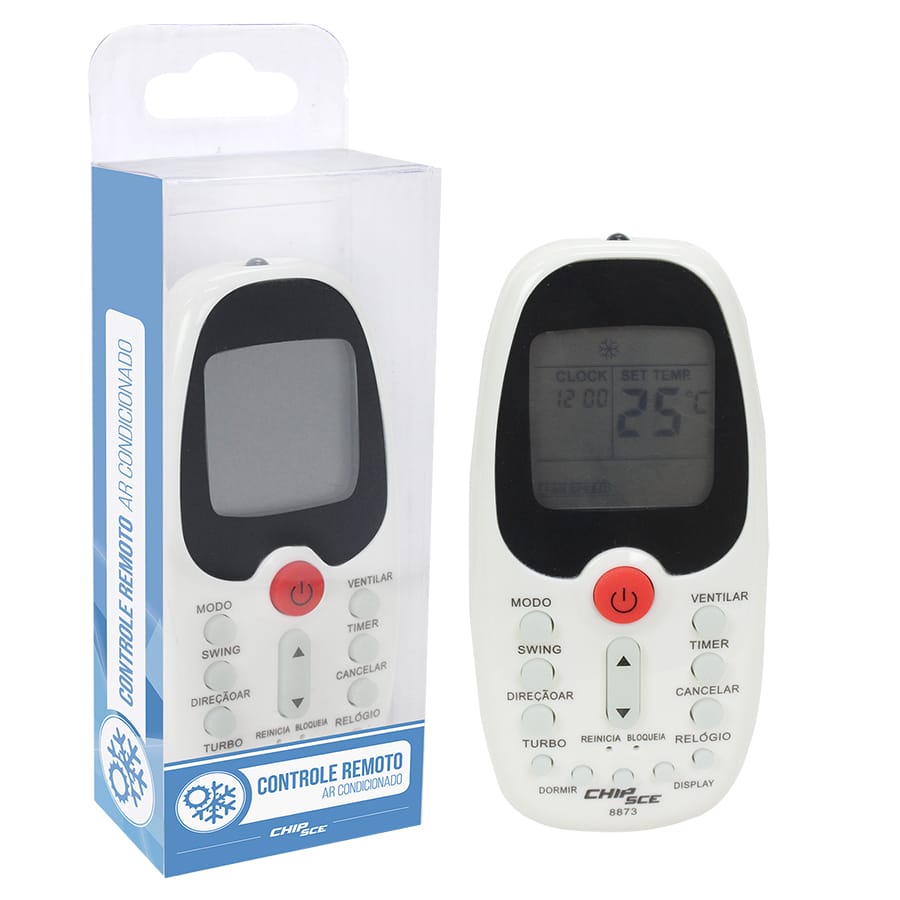 Controle Remoto Ar Condicionado Midea Estilo - Imagem 2