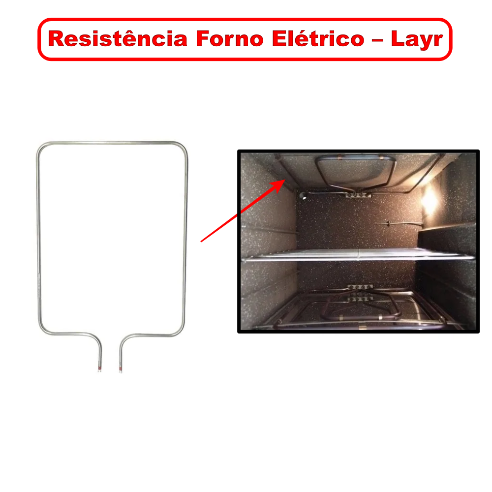 Resistência Forno Elétrico - 700W / 220V - Layr - Imagem 4