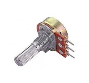 Potenciômetro 3 Terminais 250KB L20 / 16mm Linear