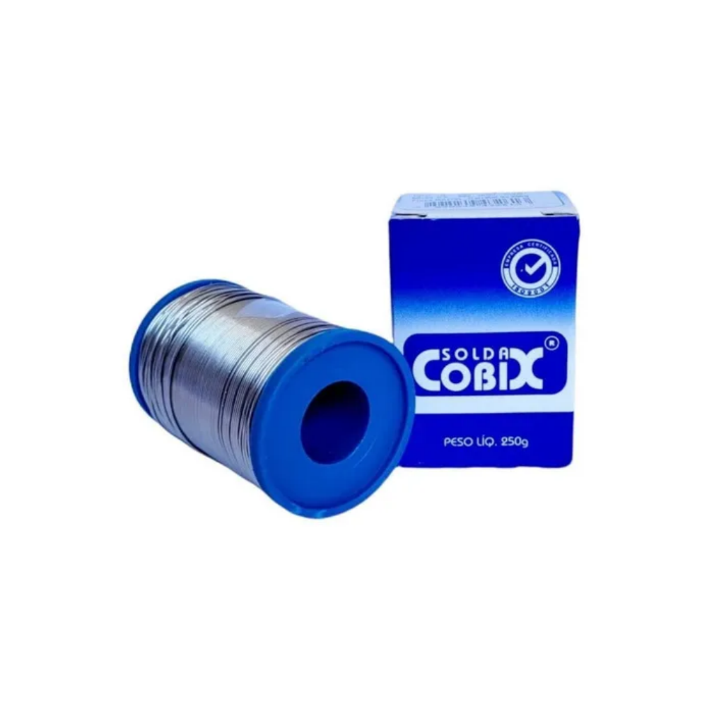 Solda Cobix 1,00mm 60×40 (SnxPb) Carretel com 250g - Imagem 3