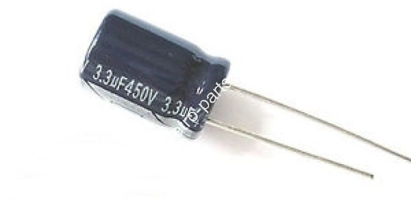 Capacitor Eletrolítico 3,3uF x 450V 105º - Unidade