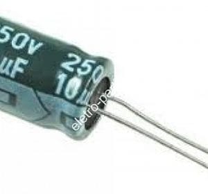 Capacitor Eletrolítico 10uF x 250V 105º - Unidade