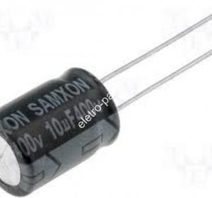 Capacitor Eletrolítico 10uF x 400V 105º - Unidade