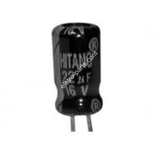Capacitor Eletrolítico 22uF x 16V 105º - Unidade