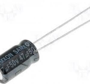 Capacitor Eletrolítico 47uF x 50V 105º - Unidade