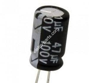 Capacitor Eletrolítico 47uF x 100V 105º - Unidade