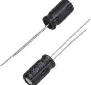Capacitor Eletrolítico 100uF x 35V 105º – Unidade