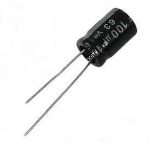 Capacitor Eletrolítico 100uF x 63V 105º – Unidade