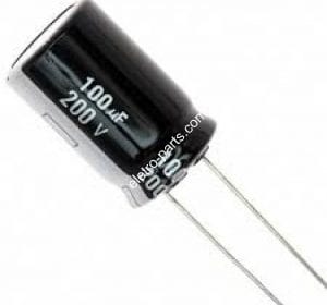 Capacitor Eletrolítico 100uF x 200V 105º - Unidade